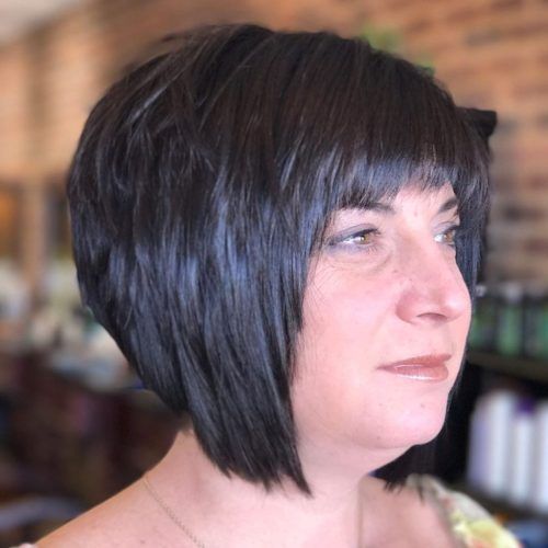 Feathered Bangs Hairstyles With A Textured Bob (Photo 16 of 20)