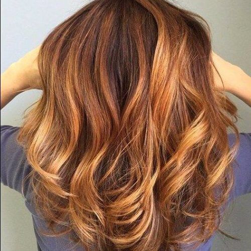 Honey Kissed Highlights Curls Hairstyles (Photo 6 of 20)