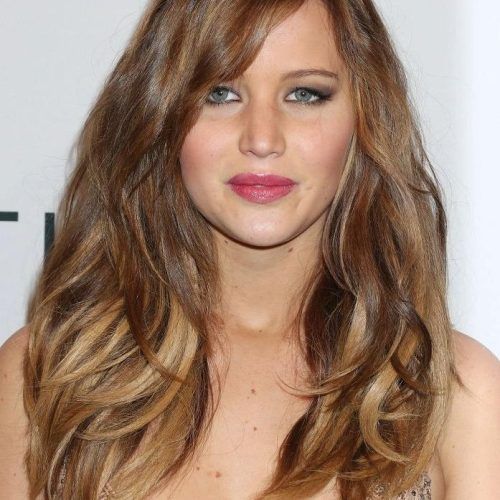 Jennifer Lawrence Long Hairstyles (Photo 8 of 20)
