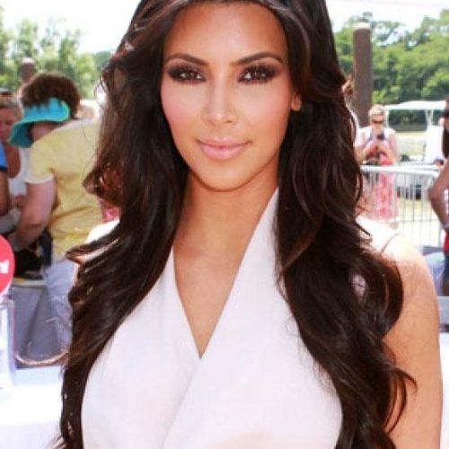 Kim Kardashian Long Hairstyles (Photo 17 of 20)