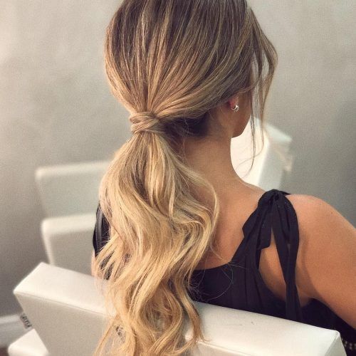 Lustrous Blonde Updo Ponytail Hairstyles (Photo 2 of 20)