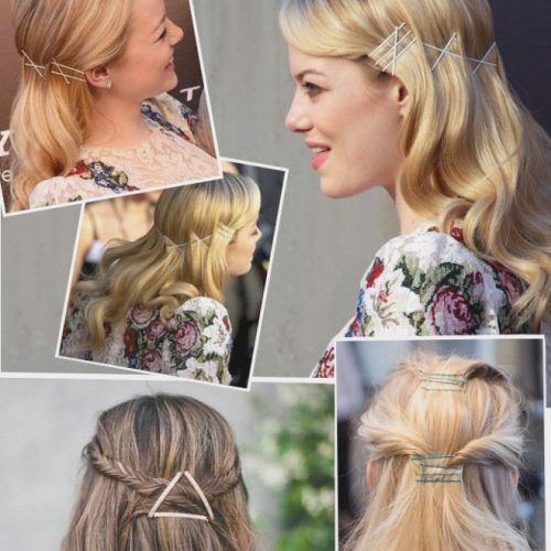 Medium Hairstyles With Bobby Pins (Photo 16 of 20)