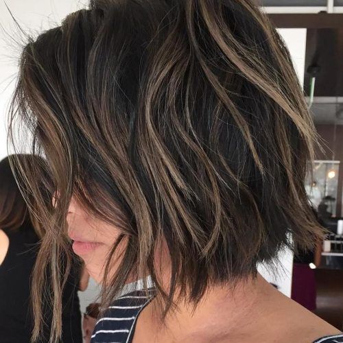 Medium Hairstyles With Sliced Layers (Photo 1 of 20)