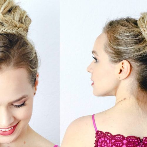 Messy High Bun Prom Updos (Photo 7 of 20)