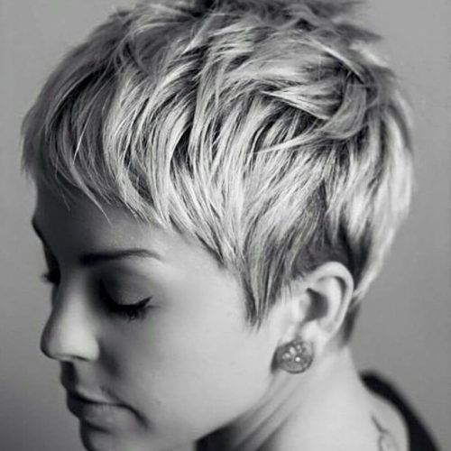 Messy Tapered Pixie Haircuts (Photo 8 of 15)