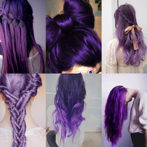 Purple Long Hairstyles (Photo 11 of 15)