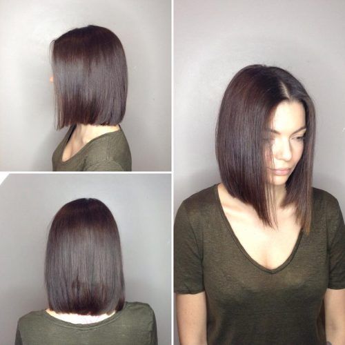 Sharp And Blunt Bob Hairstyles With Bangs (Photo 16 of 20)