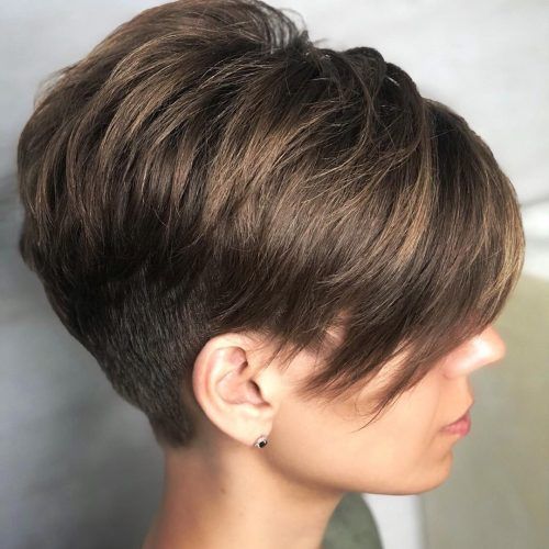 Short Feathered Bob Crop Hairstyles (Photo 8 of 20)