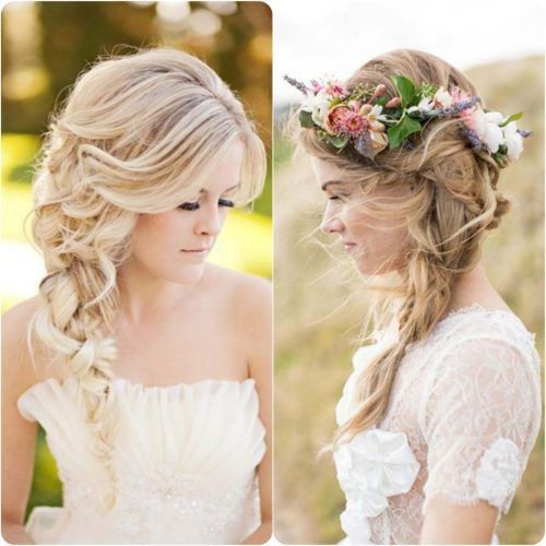 Side Braid Wedding Hairstyles (Photo 5 of 15)