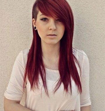 Side Shaved Long Hairstyles