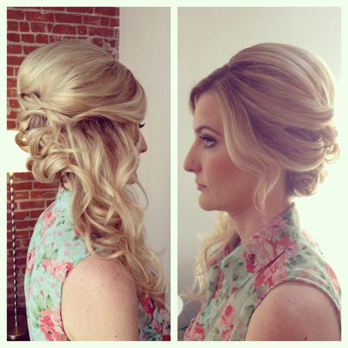 Side-Swept Braid Updo Hairstyles (Photo 6 of 20)