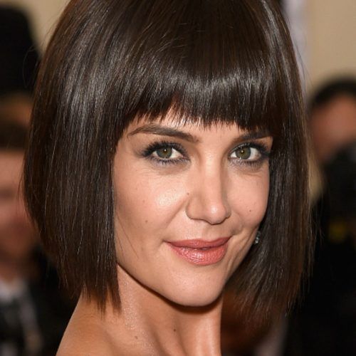 Simple Bob Hairstyles With Shaped Bangs (Photo 18 of 20)