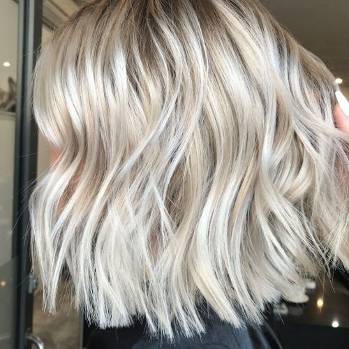 Textured Bronde Bob Hairstyles With Silver Balayage (Photo 3 of 20)