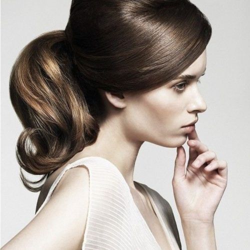 Twisted Retro Ponytail Updo Hairstyles (Photo 5 of 20)