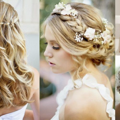 Wedding Hairstyles For Medium Length Hair With Bangs (Photo 14 of 15)
