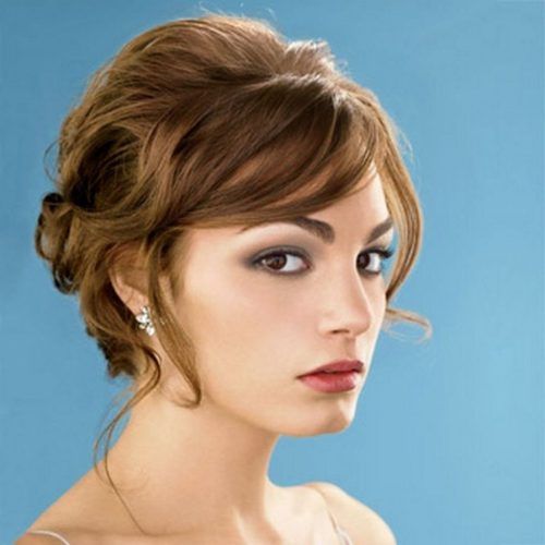 Wedding Hairstyles For Short Hair And Bangs (Photo 15 of 15)