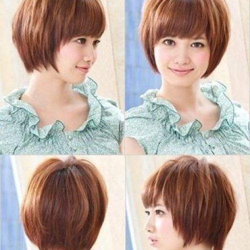 Cute Asian Hairstyles For Round Faces (Photo 16 of 20)