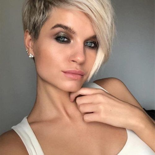 Asymmetrical Pixie Haircuts With Long Bangs (Photo 20 of 20)