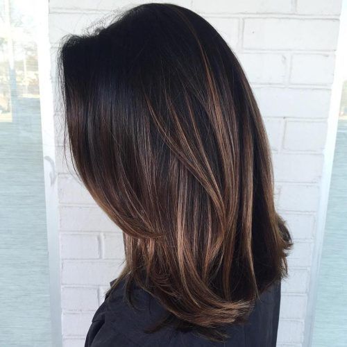 Black To Light Brown Ombre Waves Hairstyles (Photo 8 of 20)