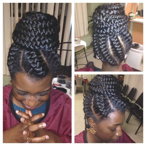 Braided Hairstyles Into A Bun (Photo 15 of 15)