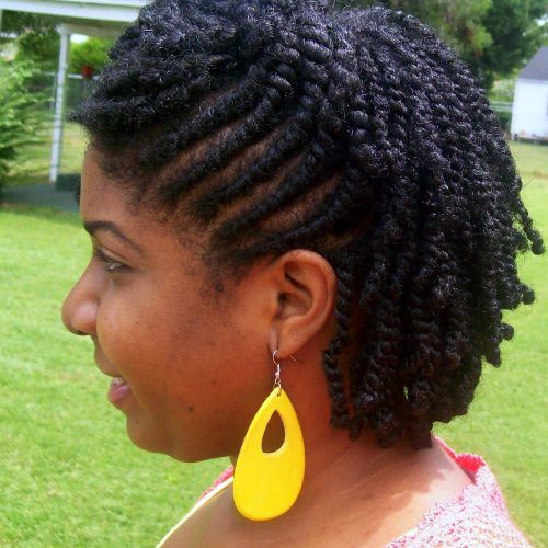 Braided Updo Hairstyles For Short Natural Hair (Photo 11 of 15)