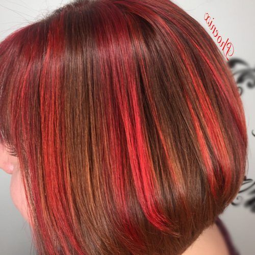 Bright Red Bob Hairstyles (Photo 4 of 20)