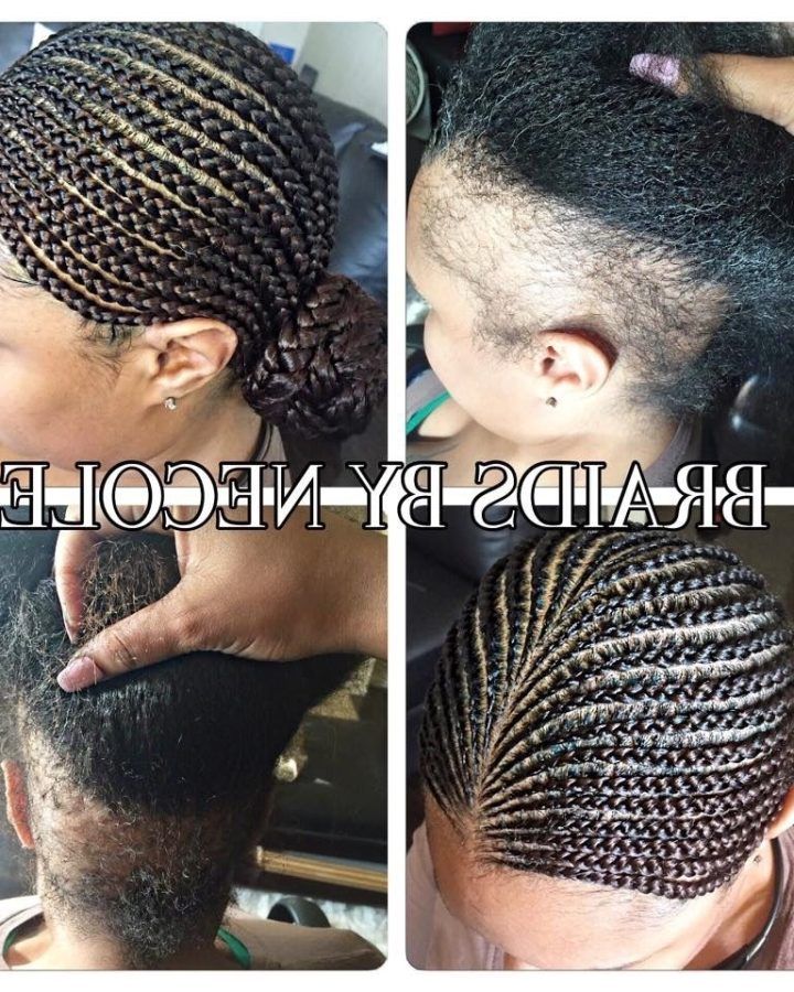 2024 Popular Cornrows Hairstyles for Receding Hairline