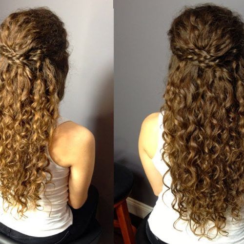 Curled Half-Up Hairstyles (Photo 20 of 20)