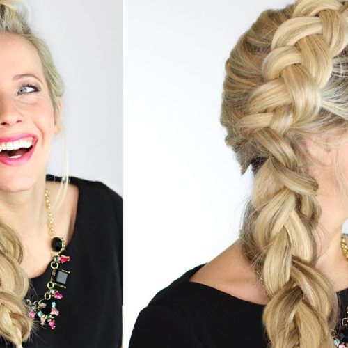 Dramatic Side Part Braided Hairstyles (Photo 18 of 20)
