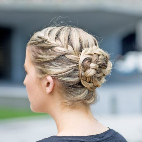 Extra Thick Braided Bun Hairstyles (Photo 12 of 20)