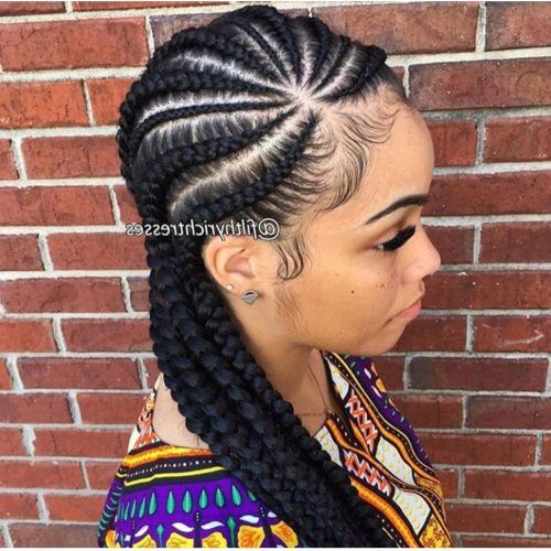 Feed-In Braids Hairstyles (Photo 12 of 15)