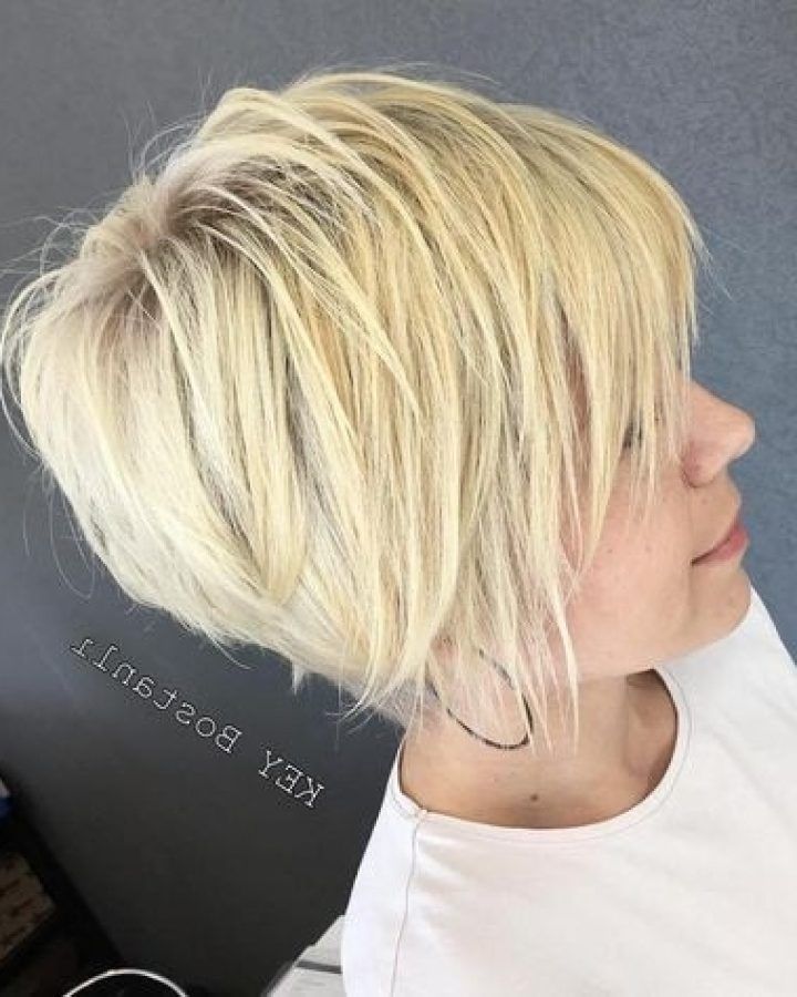 2024 Popular Finely Chopped Buttery Blonde Pixie Haircuts