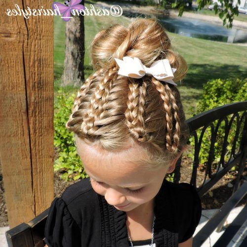 Folded Braided Updo Hairstyles (Photo 8 of 20)