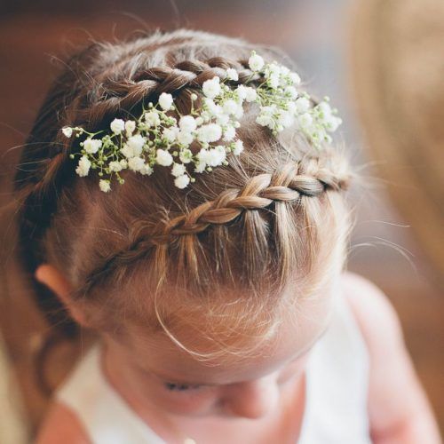 French Twist Wedding Updos With Babys Breath (Photo 10 of 20)