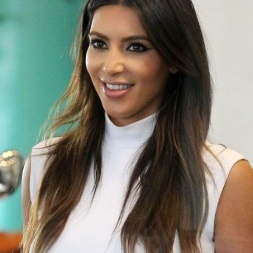 Kim Kardashian Long Haircuts (Photo 3 of 15)