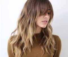 15 Collection of Long Haircuts with Bangs for Round Faces