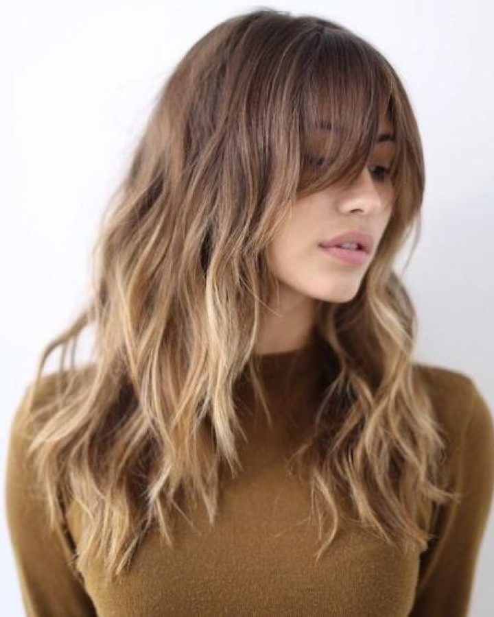 15 Collection of Long Haircuts with Bangs for Round Faces