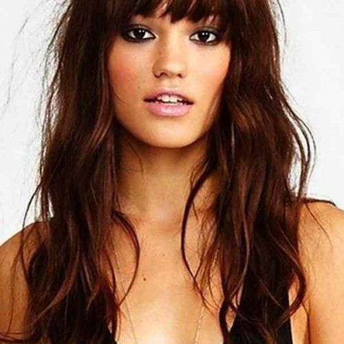 Long Hairstyles With Bangs For Oval Faces (Photo 5 of 15)