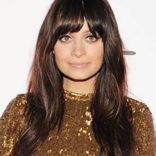 Long Hairstyles With Straight Bangs (Photo 6 of 20)