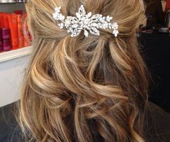 20 Inspirations Long Half-updo Hairstyles with Accessories
