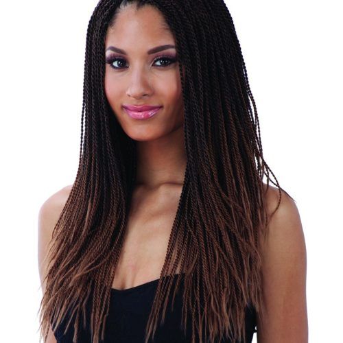 Long Twists Invisible Braids With Highlights (Photo 8 of 20)