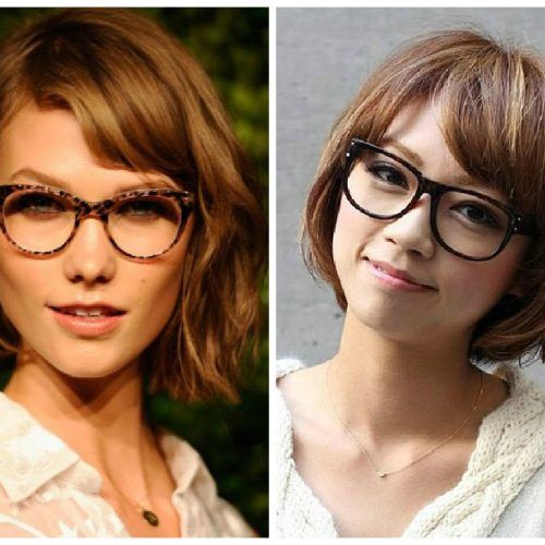 Medium Hairstyles For Girls With Glasses (Photo 6 of 20)