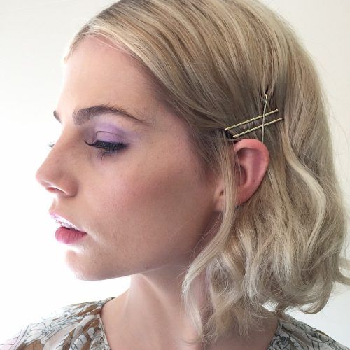 Medium Hairstyles With Bobby Pins (Photo 5 of 20)
