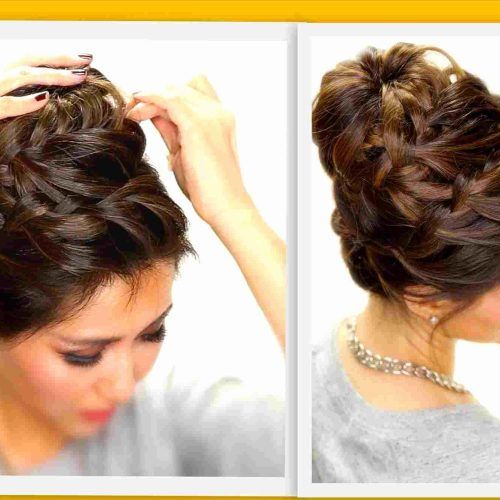 Messy High Bun Prom Updos (Photo 18 of 20)