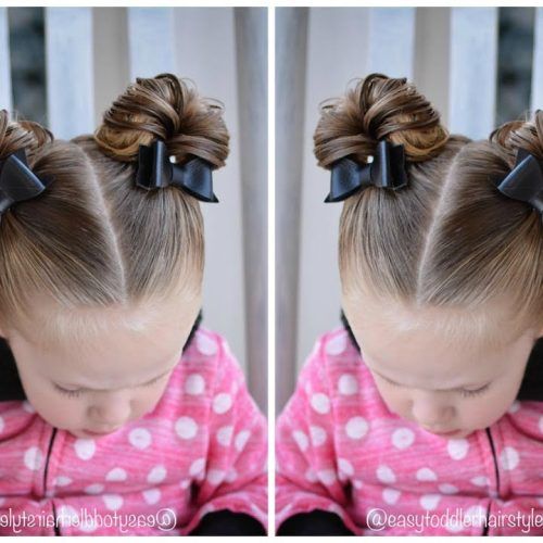 Minnie Mouse Buns Braid Hairstyles (Photo 3 of 20)