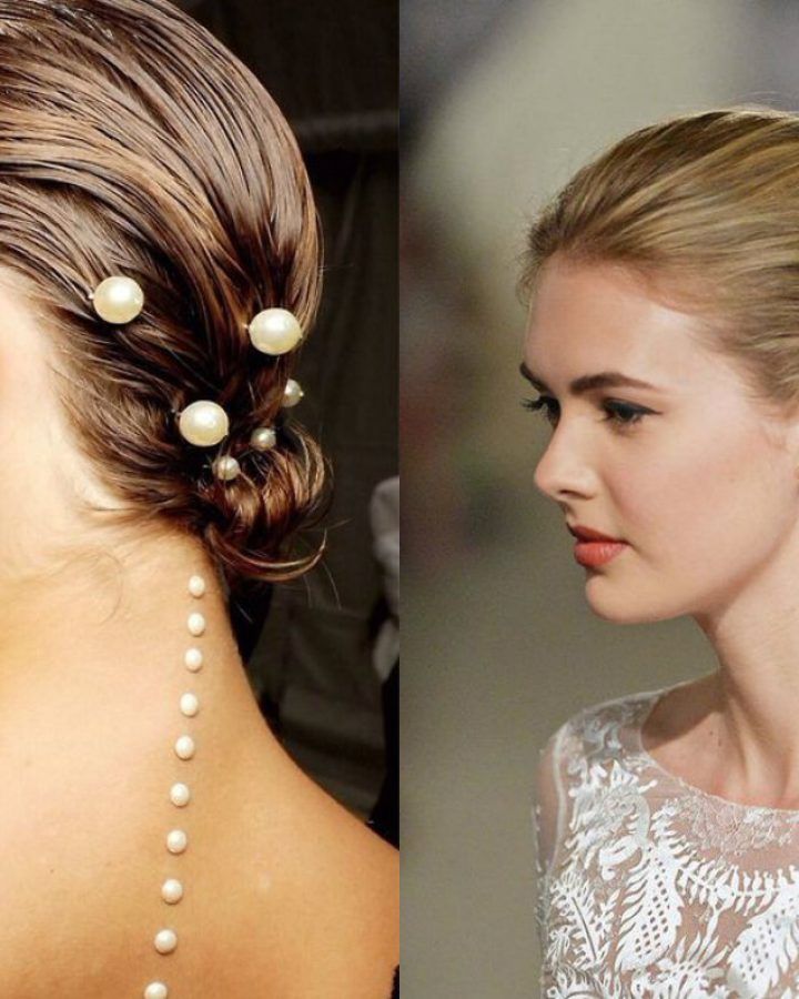 20 Best Pearls Bridal Hairstyles