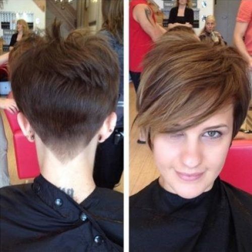 Pixie Haircuts With Long Side Swept Bangs (Photo 18 of 20)