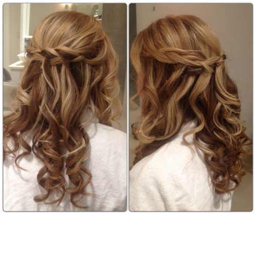 Plaits And Curls Wedding Hairstyles (Photo 9 of 15)