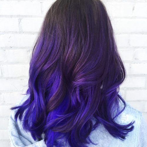 Ravishing Smoky Purple Ombre Hairstyles (Photo 15 of 20)