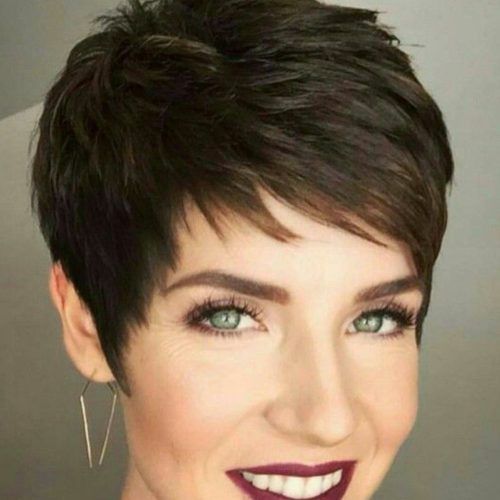 Sassy Short Pixie Haircuts With Bangs (Photo 6 of 20)